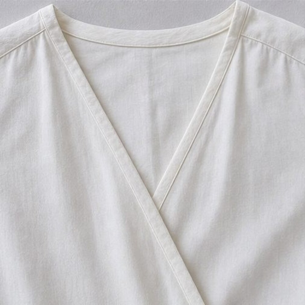 Ivory Ruffle Blouse - Picture 4 of 6